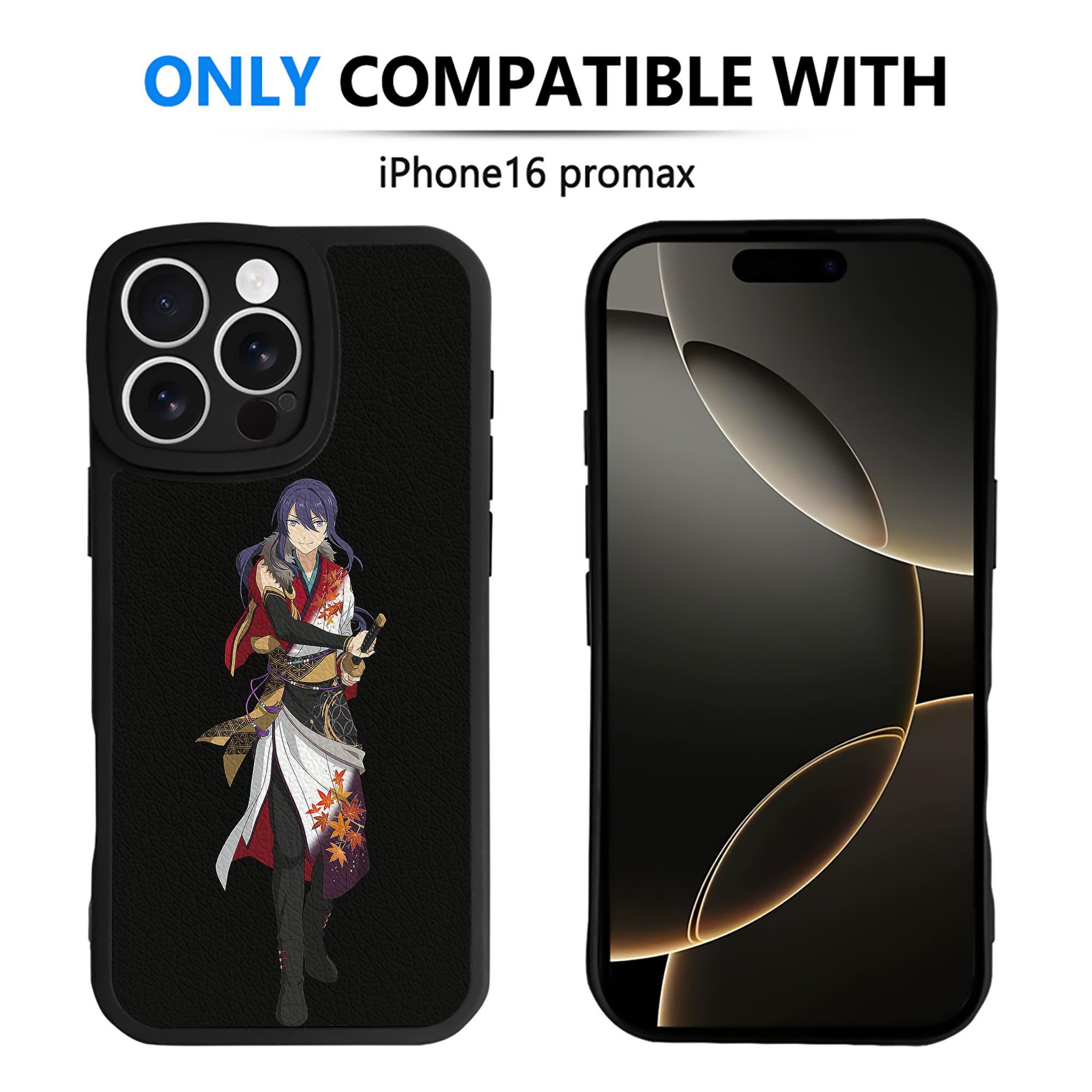 （画像用） あんさんぶるスターズ! Ensemble Stars 【iPhone 16シリーズ対応】シリコンスマホケース（レザー調） 材質：シリコン